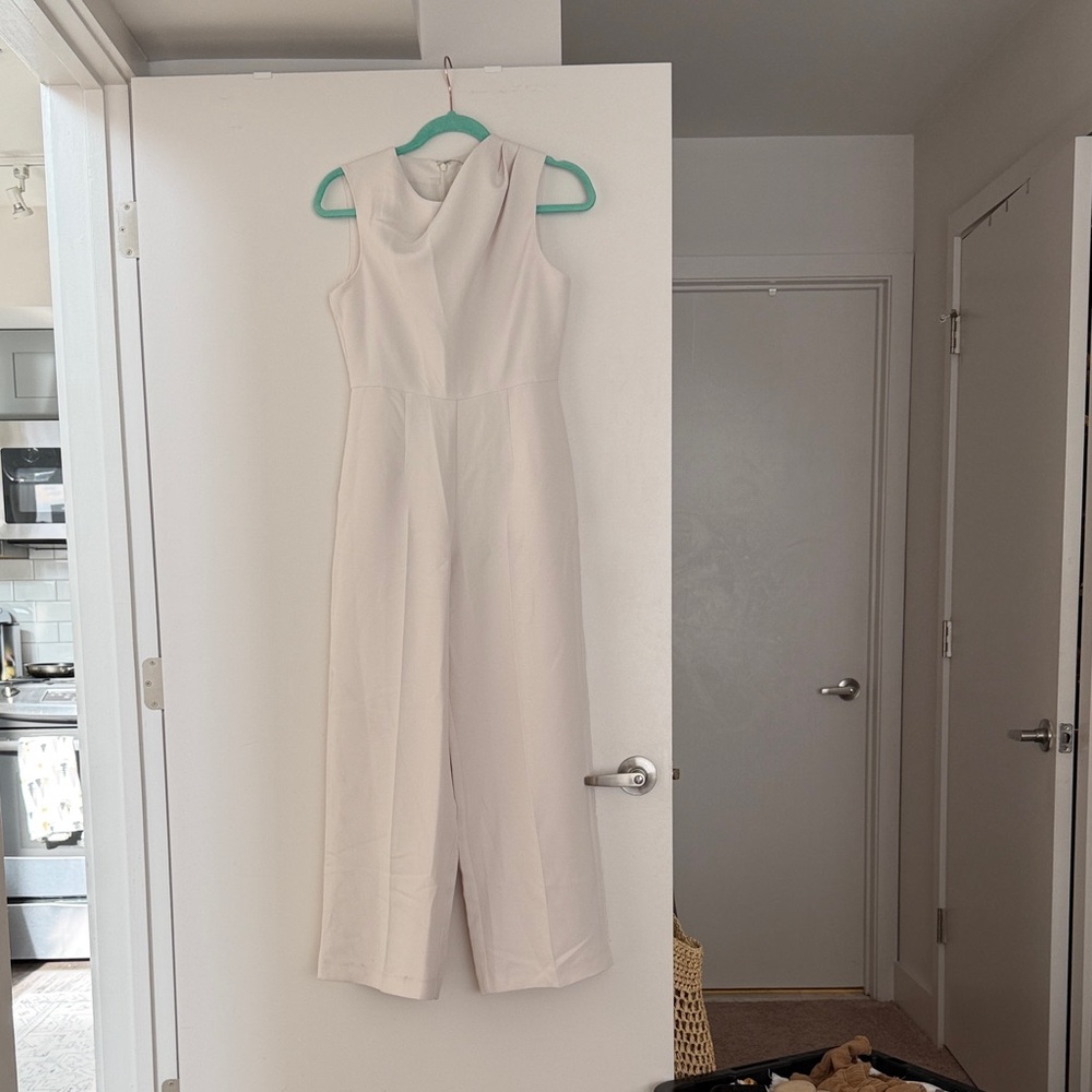 Banana Republic Cream Jumpsuit